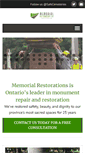 Mobile Screenshot of memorialrestorations.com